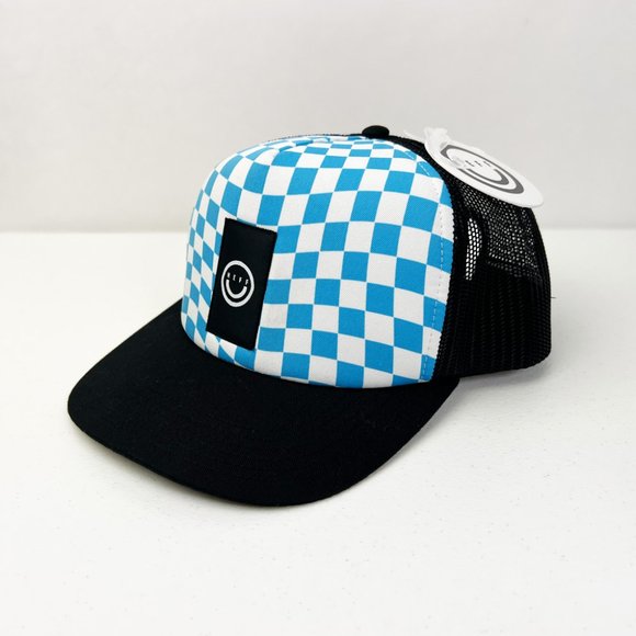 Neff Men's Blue and White Checker Snapback Hat - NWT - One Size - Picture 7 of 7